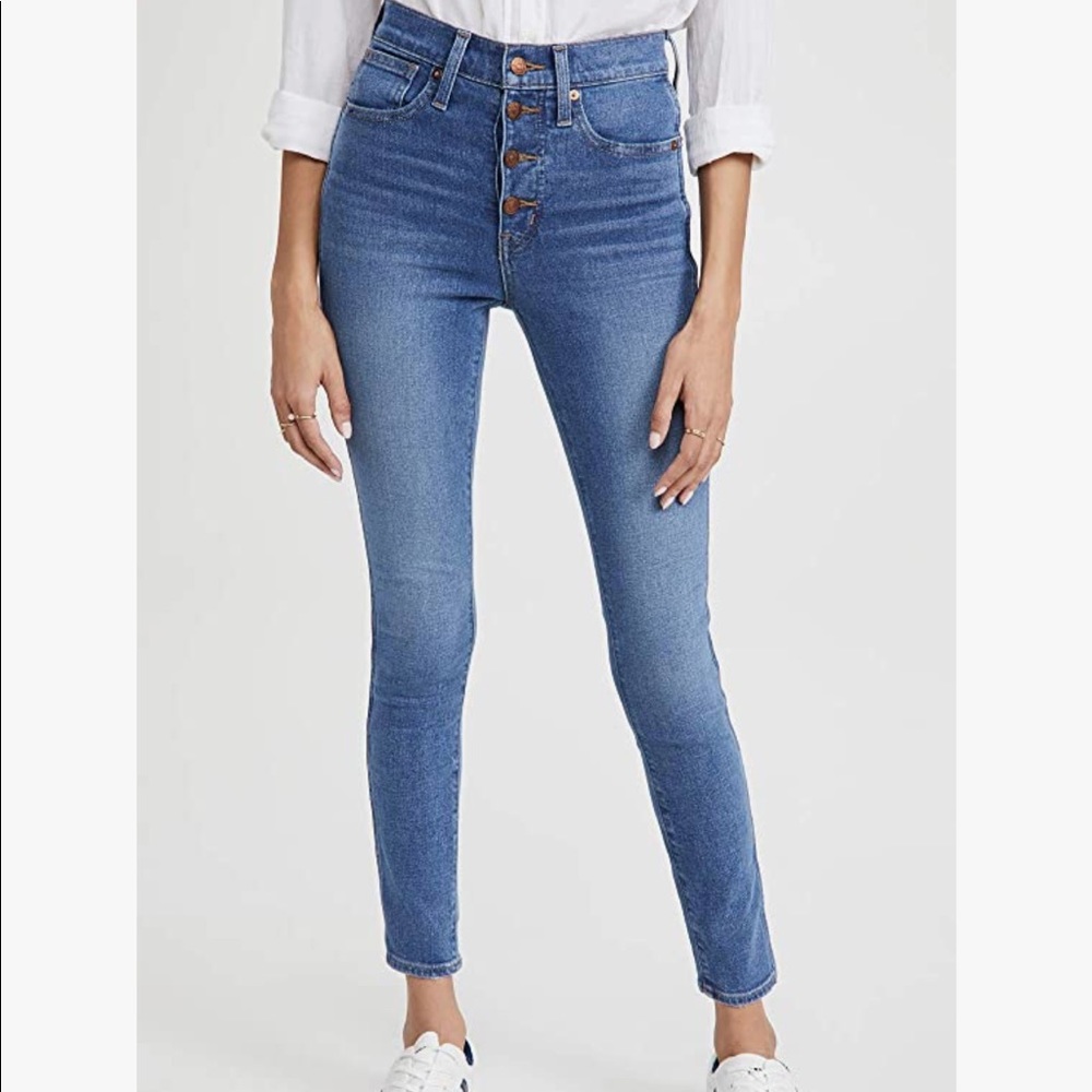 New Madewell 10” high rise skinny, size 30